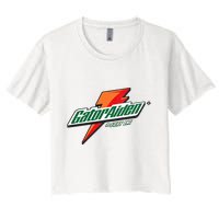 Gatoraiden Name Funny Aiden Meaning Personalized Women's Crop Top Tee