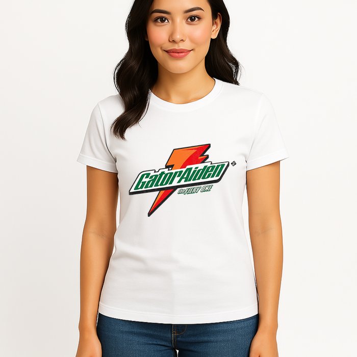 Gatoraiden Name Funny Aiden Meaning Personalized Womens T-Shirt