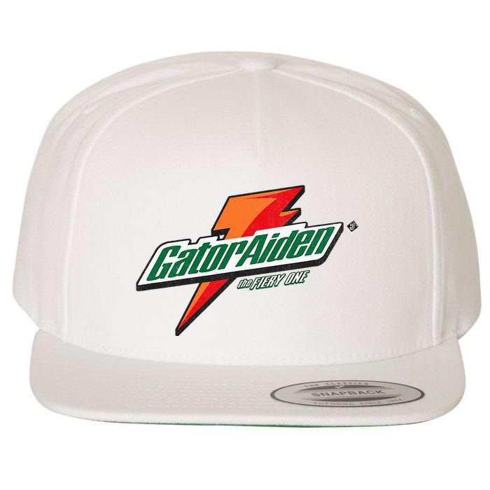 Gatoraiden Name Funny Aiden Meaning Personalized Wool Snapback Cap