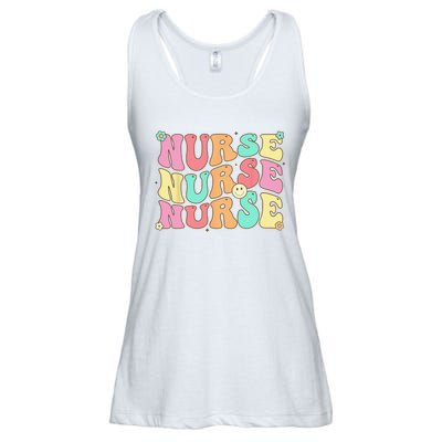 Groovy Nurse  Future Nurse Appreciation Nursing Ladies Essential Flowy Tank