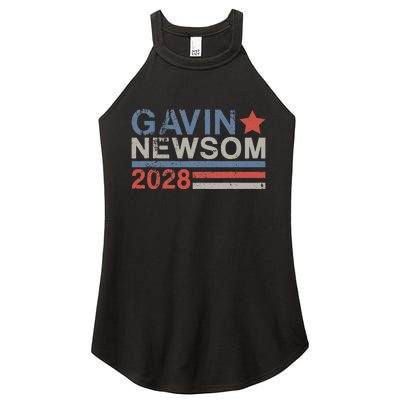 Gavin Newsom For President 2028 Vintage Gavin Newsom 2028 Women's Perfect Tri Rocker Tank