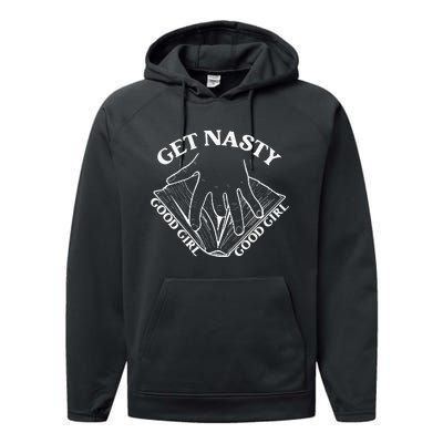 Get Nasty Good Russ Good Get Nasty Romance Performance Fleece Hoodie