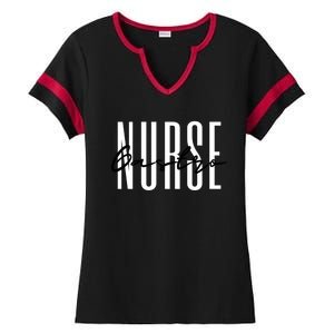 Gastro Nurse Gastroenterology Endoscopy Endo Colon Nursing Gift Ladies Halftime Notch Neck Tee