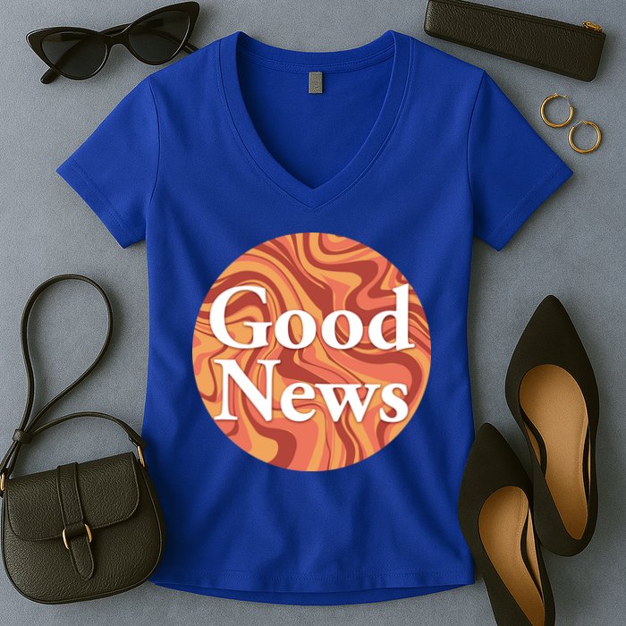 Good News Women's V-Neck T-Shirt