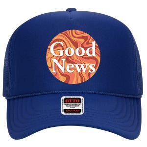 Good News High Crown Mesh Back Trucker Hat