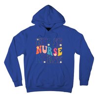 Groovy Nurse Gift School Nurse Rn Icu Er Pediatric Gift Hoodie