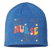 Groovy Nurse Gift School Nurse Rn Icu Er Pediatric Gift Sustainable Beanie