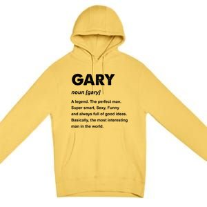 Gary Name Gift Premium Pullover Hoodie