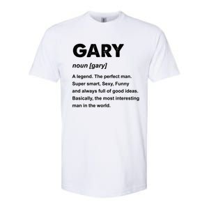 Gary Name Gift Softstyle CVC T-Shirt