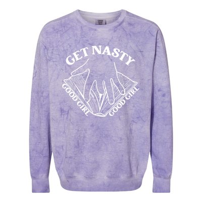 Get Nasty Good Russ, Good Get Nasty Romance Colorblast Crewneck Sweatshirt