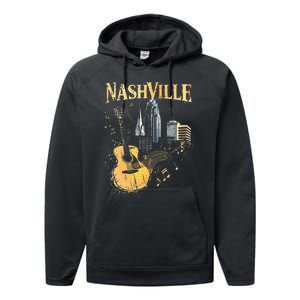 Guitar Nashville Performance Fleece Hoodie