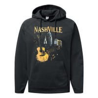 Guitar Nashville Performance Fleece Hoodie