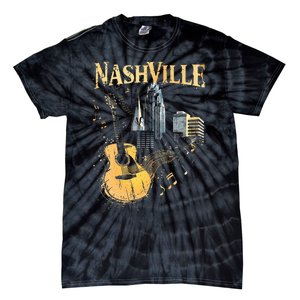 Guitar Nashville Tie-Dye T-Shirt