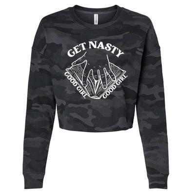 Get Nasty Good Russ, Good Get Nasty Romance Cropped Pullover Crew