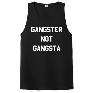 Gangster Not Gangsta funny saying quote PosiCharge Competitor Tank