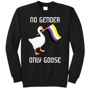 Goose No Gender Pride Flag Lgbtq Gay Sweatshirt