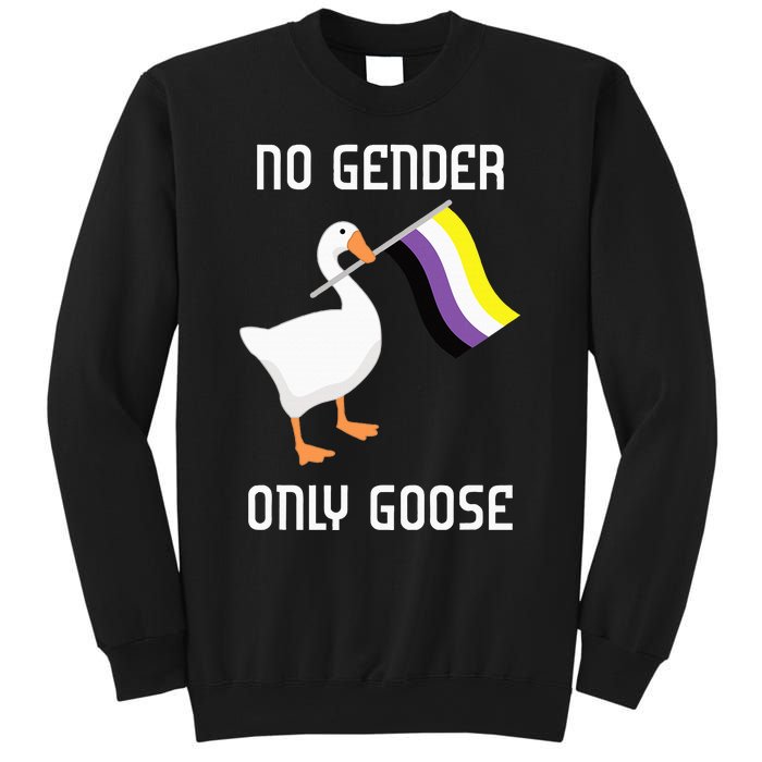 Goose No Gender Pride Flag Lgbtq Gay Sweatshirt