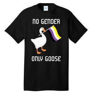 Goose No Gender Pride Flag Lgbtq Gay Tall T-Shirt