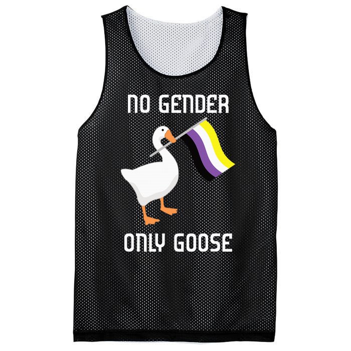 Goose No Gender Pride Flag Lgbtq Gay Mesh Reversible Basketball Jersey Tank