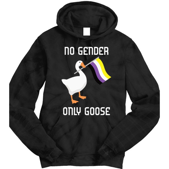 Goose No Gender Pride Flag Lgbtq Gay Tie Dye Hoodie