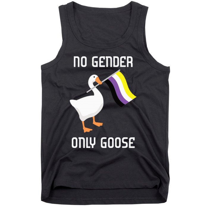 Goose No Gender Pride Flag Lgbtq Gay Tank Top