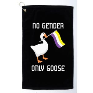 Goose No Gender Pride Flag Lgbtq Gay Platinum Collection Golf Towel