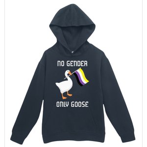 Goose No Gender Pride Flag Lgbtq Gay Urban Pullover Hoodie