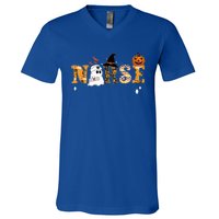 Ghost Nurses Halloween Crew Funny Costume V-Neck T-Shirt