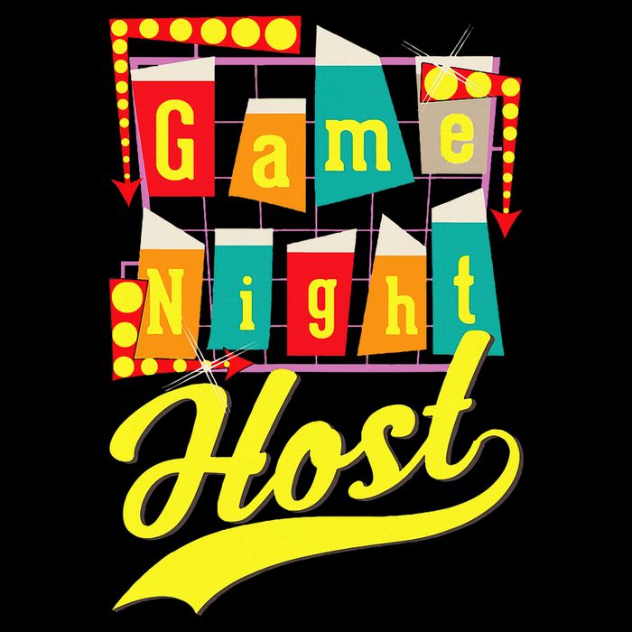 Game Night Host Family Board Game Trivia Night Sustainable Bucket Hat