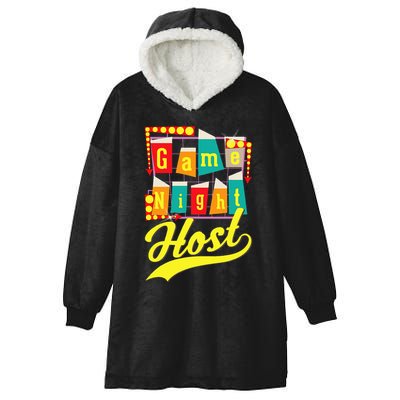 Game Night Host Family Board Game Trivia Night Hooded Wearable Blanket