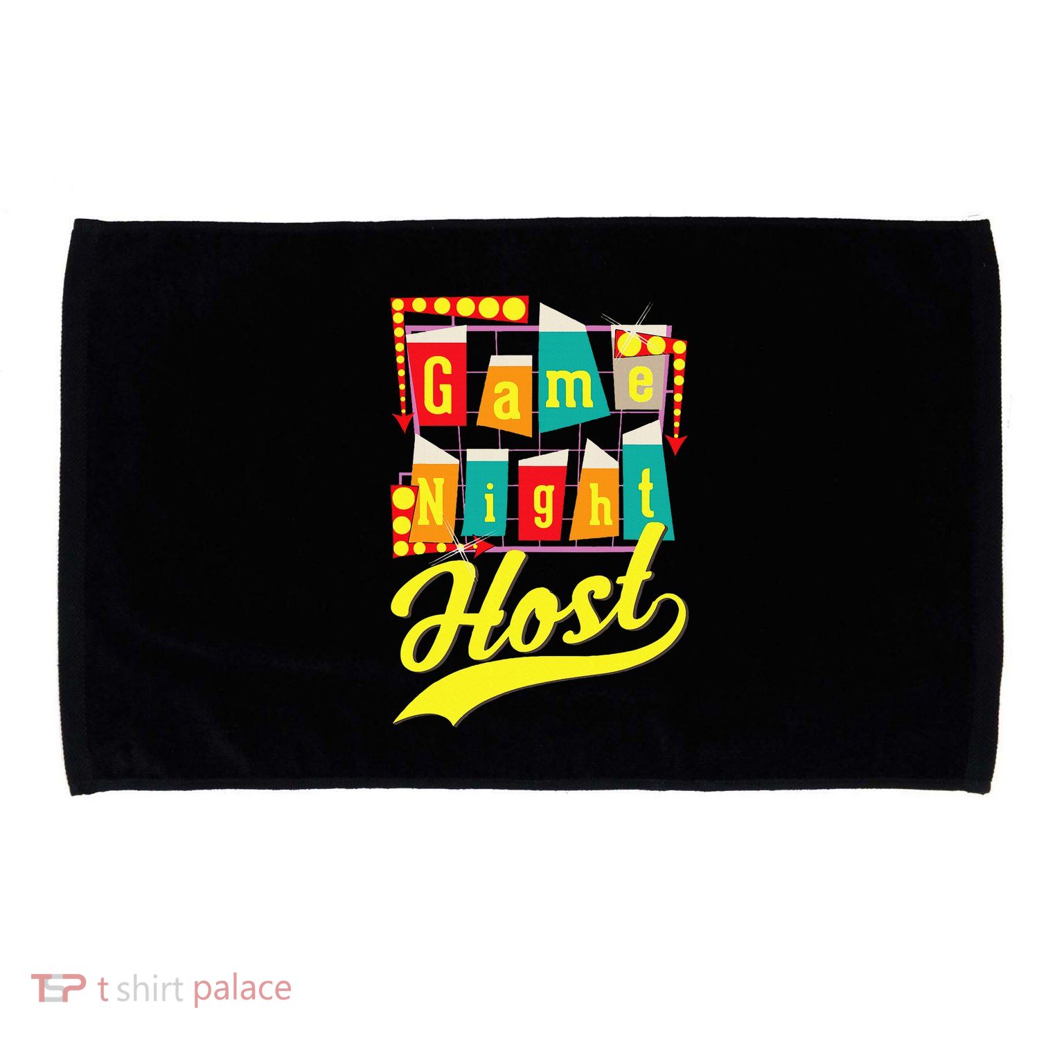 Game Night Host Family Board Game Trivia Night Microfiber Hand Towel