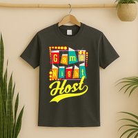 Game Night Host Family Board Game Trivia Night T-Shirt