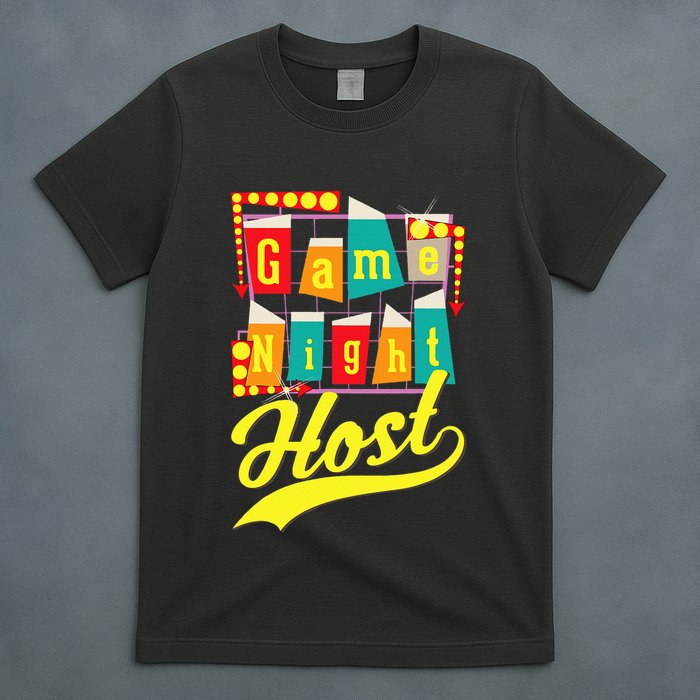 Game Night Host Family Board Game Trivia Night T-Shirt