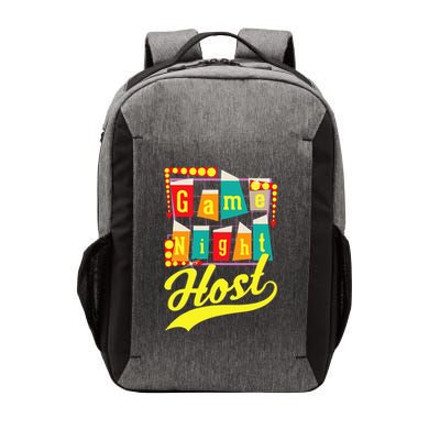Game Night Host Family Board Game Trivia Night Vector Backpack
