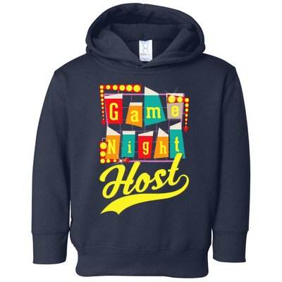 Game Night Host Family Board Game Trivia Night Toddler Hoodie