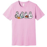 Ghost Nurses Halloween Crew Funny Costume Premium T-Shirt