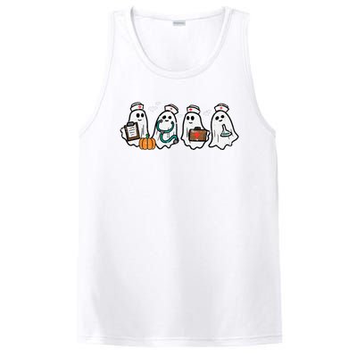 Ghost Nurses Halloween Crew Funny Costume PosiCharge Competitor Tank