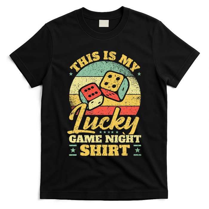 Game Night Host I Lucky Board Game Night T-Shirt