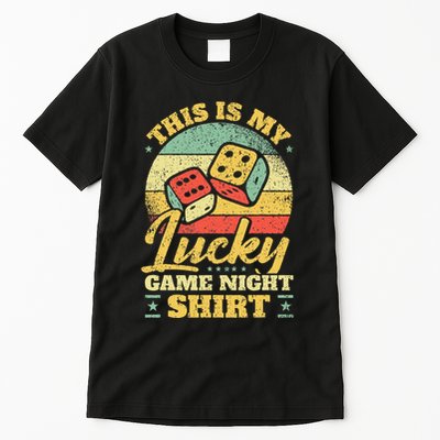 Game Night Host I Lucky Board Game Night Tall T-Shirt