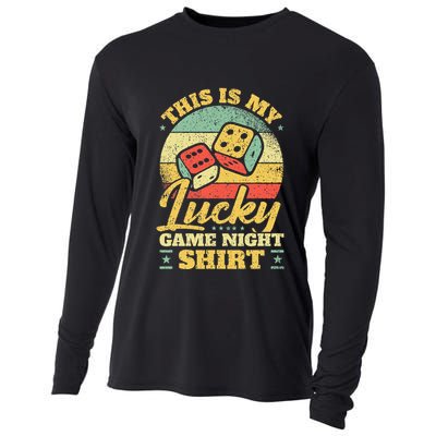 Game Night Host I Lucky Board Game Night Cooling Performance Long Sleeve Crew