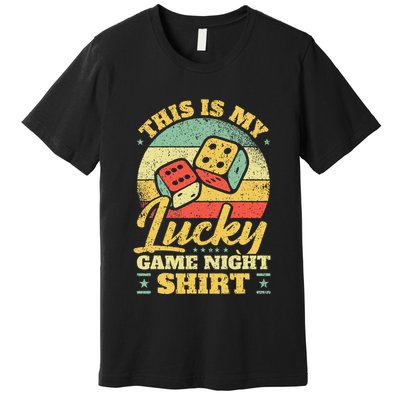 Game Night Host I Lucky Board Game Night Premium T-Shirt