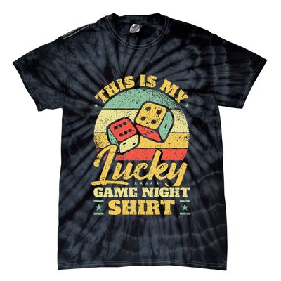Game Night Host I Lucky Board Game Night Tie-Dye T-Shirt