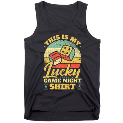 Game Night Host I Lucky Board Game Night Tank Top