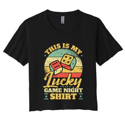 Game Night Host I Lucky Board Game Night Crop Top