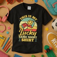 Game Night Host I Lucky Board Game Night Kids T-Shirt