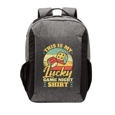 Game Night Host I Lucky Board Game Night Vector Backpack