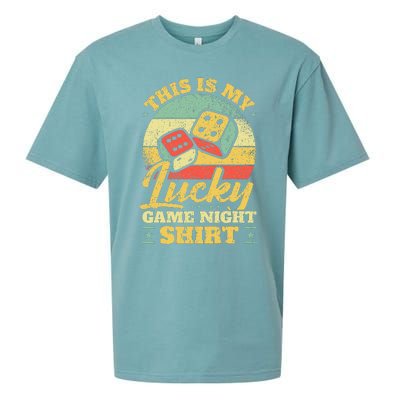 Game Night Host I Lucky Board Game Night Sueded Cloud Jersey T-Shirt