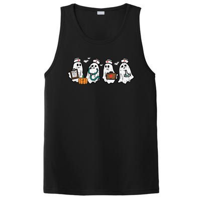 Ghost Nurses Halloween Crew Funny Costume PosiCharge Competitor Tank