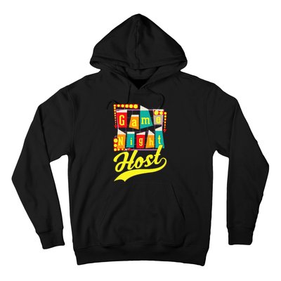 Game Night Host Family Board Game Trivia Night Hoodie