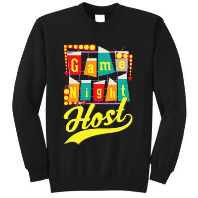 Game Night Host Family Board Game Trivia Night Sweatshirt